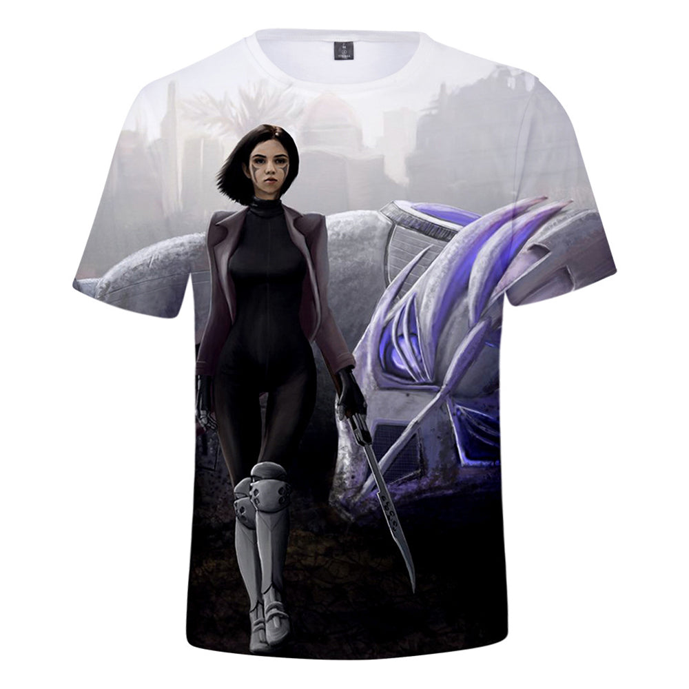 Alita T-Shirt - Battle Angel Graphic T-Shirt CSOS985 - cosplaysos