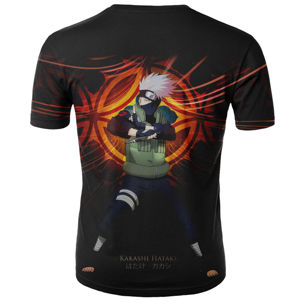 Naruto T-Shirt - Hatake Kakashi Anime T-Shirt CPS802 - cosplaysos