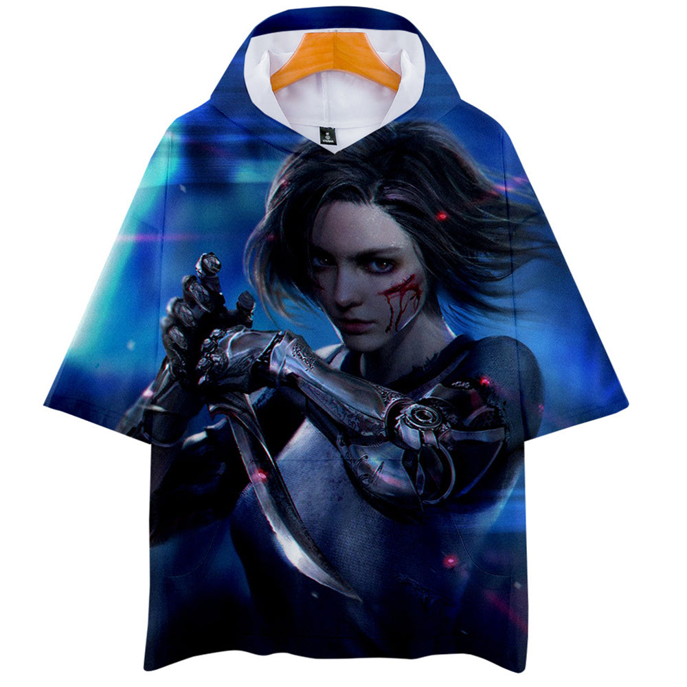 Alita T-Shirt - Battle Angel Graphic Hoodie T-Shirt CSOS980 - cosplaysos