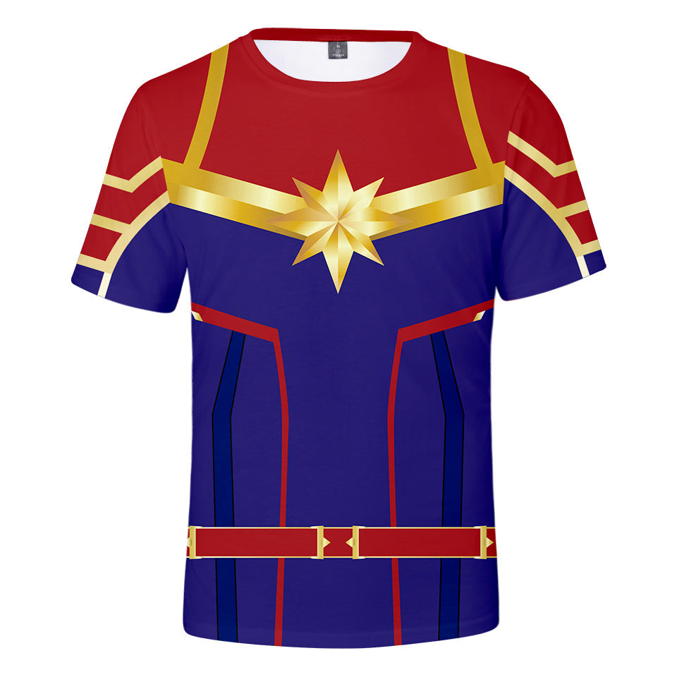 Captain Marvel T-Shirt - Carol Danvers Graphic T-Shirt CSOS922 - cosplaysos