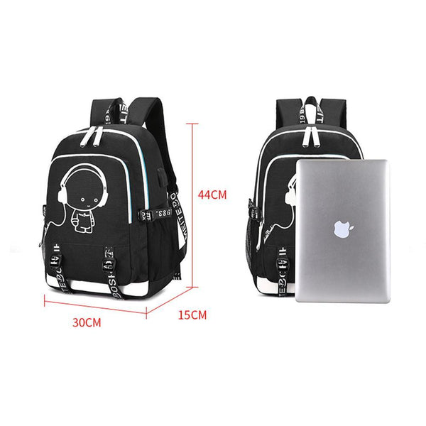 Game Fortnite 17" USB Backpack - No Luminous CSSO095 - cosplaysos