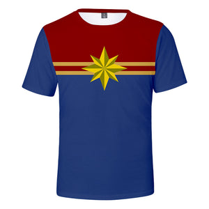 Captain Marvel T-Shirt - Carol Danvers Graphic T-Shirt CSOS926 - cosplaysos