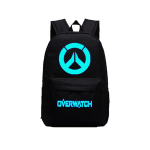 Game Overwatch 17" Canvas Luminous Bag Backpack CSSO130 - cosplaysos