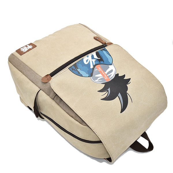 Japanese Anime School Backpack - Naruto Bookbag One Piece Shoulders Bag Dragon Balls Rucksack Daypack