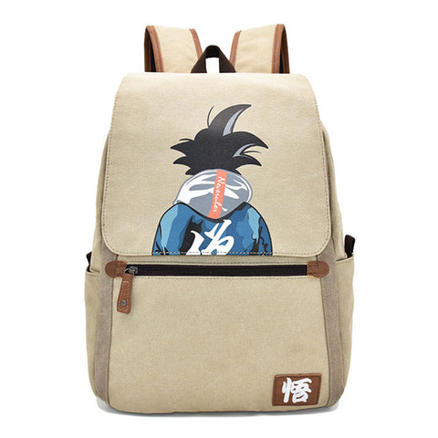 Japanese Anime School Backpack - Naruto Bookbag One Piece Shoulders Bag Dragon Balls Rucksack Daypack