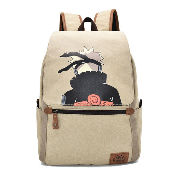 Japanese Anime School Backpack - Naruto Bookbag One Piece Shoulders Bag Dragon Balls Rucksack Daypack