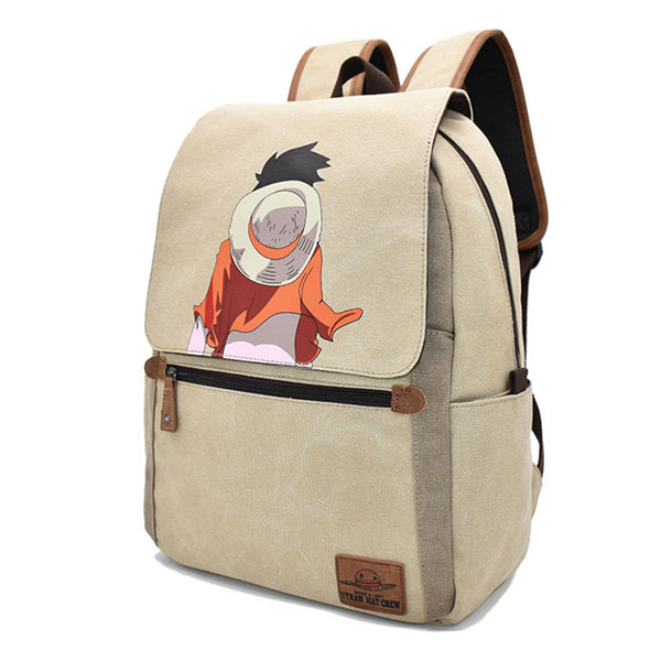 Japanese Anime School Backpack - Naruto Bookbag One Piece Shoulders Bag Dragon Balls Rucksack Daypack