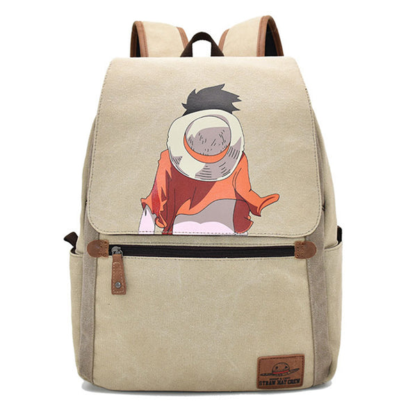 Japanese Anime School Backpack - Naruto Bookbag One Piece Shoulders Bag Dragon Balls Rucksack Daypack