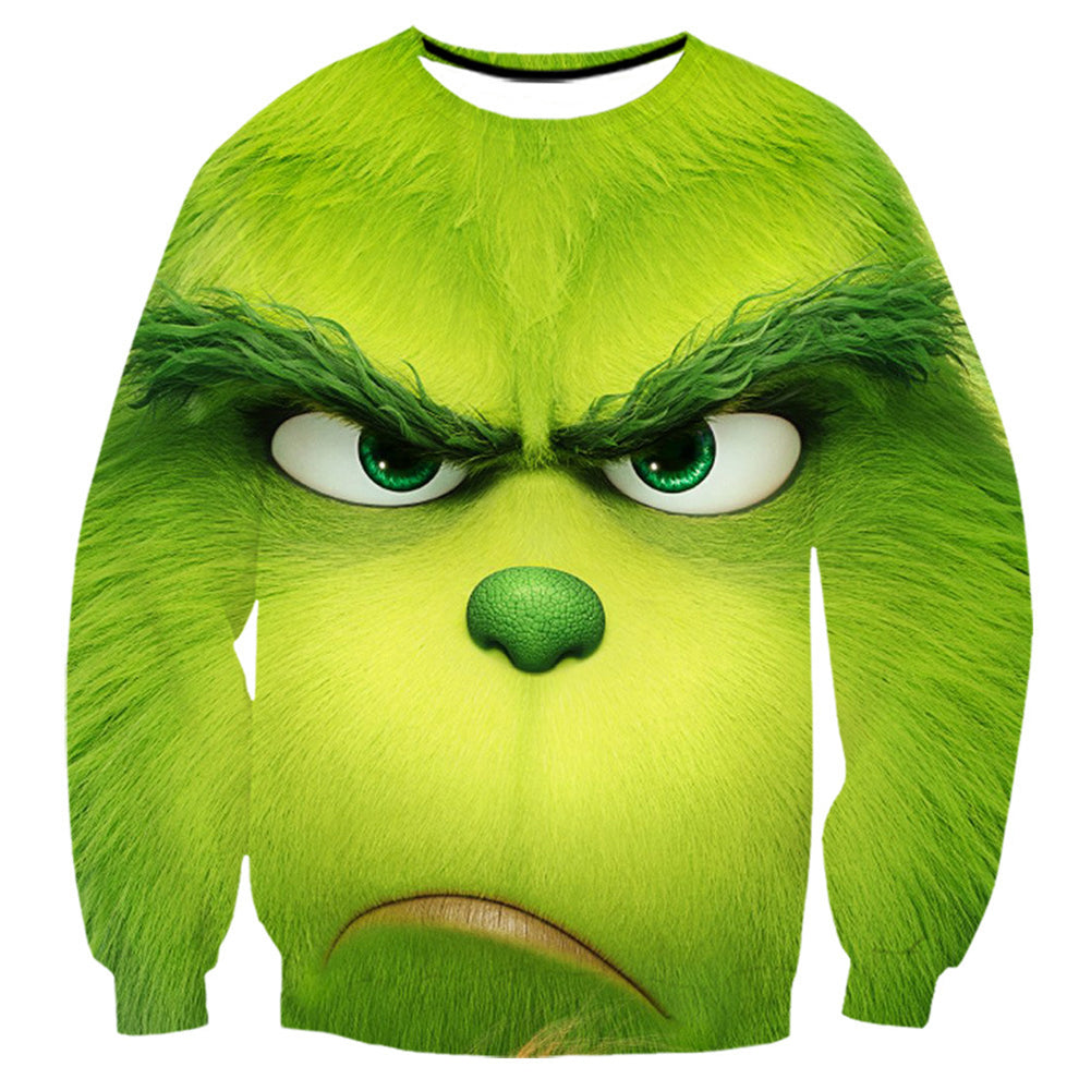 Grinch Sweatshirt - The Grinch Pullover Sweater CSSG006 - cosplaysos