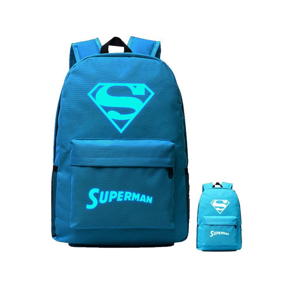 DC Comic Super Hero Superman Luminous 17" Computer Backpack CSSO115 - cosplaysos