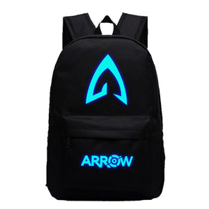 DC Comic The Green Arrow Hooded Vigilante Luminous Backpack 19X12'' CSSO112 - cosplaysos