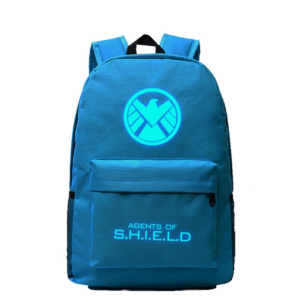 Marvel Comic The Agent of S.H.I.E.L.D Luminous computer backpack 19X12'' CSSO107 - cosplaysos