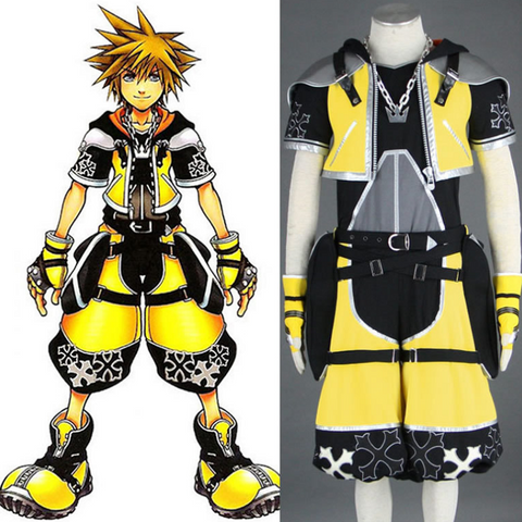 Kingdom Hearts Sora Cosplay Costume COT005 - cosplaysos