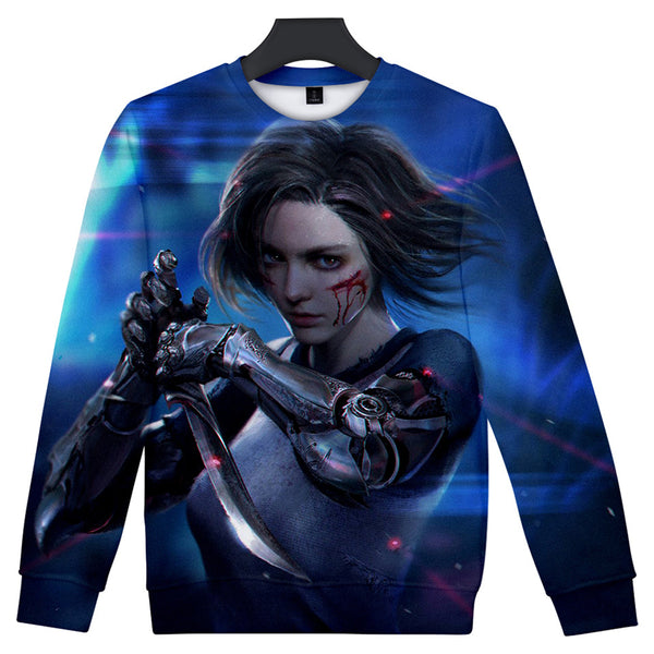 Alita Sweatshirt - Battle Angel Sweatshirt CSOS971 - cosplaysos