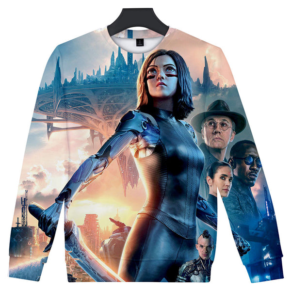 Alita Sweatshirt - Battle Angel Sweatshirt CSOS975 - cosplaysos