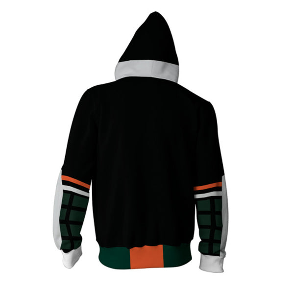 My Hero Academia Anime Cosplay Costume Sweatshirt Zip Up Hoodie CSP100 - cosplaysos