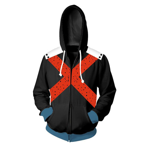 My Hero Academia Anime Cosplay Costume Sweatshirt Zip Up Hoodie CSP101 - cosplaysos