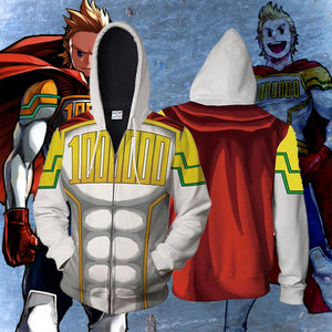 My Hero Academia Anime Cosplay Costume Sweatshirt Zip Up Hoodie CSP126 - cosplaysos