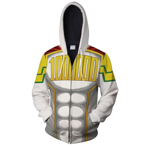 My Hero Academia Anime Cosplay Costume Sweatshirt Zip Up Hoodie CSP126 - cosplaysos