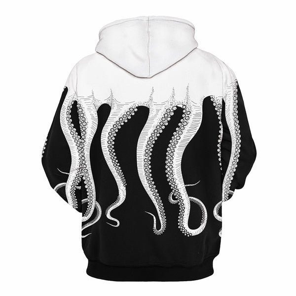 3D Print Hoodie - Octopus Tentacles Pullover Hoodie CSS003 - cosplaysos