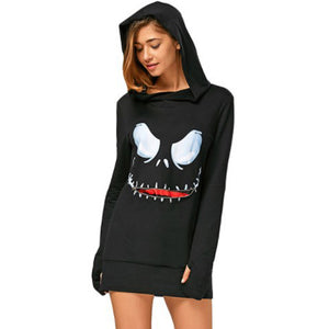 Jack Skellington Hoodie Dress - cosplaysos