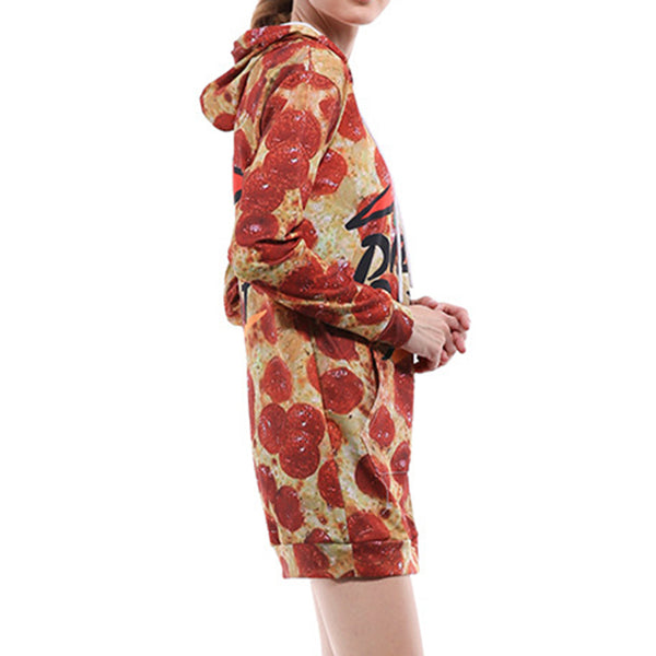 Pizza Hoodie Dress - cosplaysos