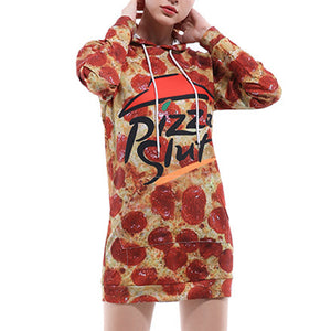 Pizza Hoodie Dress - cosplaysos