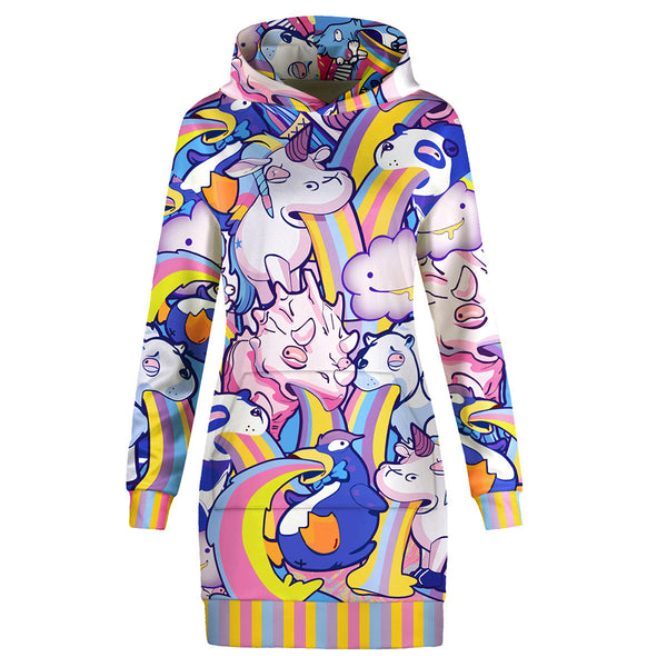 Unicorn Hoodie Dress - cosplaysos