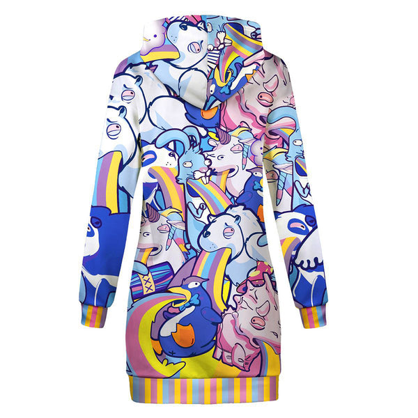 Unicorn Hoodie Dress - cosplaysos