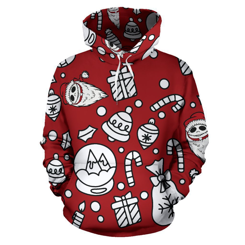 Jack Skellington The Nightmare Before Christmas Unisex Pullover Hoodie CSS101 - cosplaysos