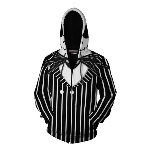 Jack Skellington The Nightmare Before Christmas Pullover Hoodie CSS109 - cosplaysos