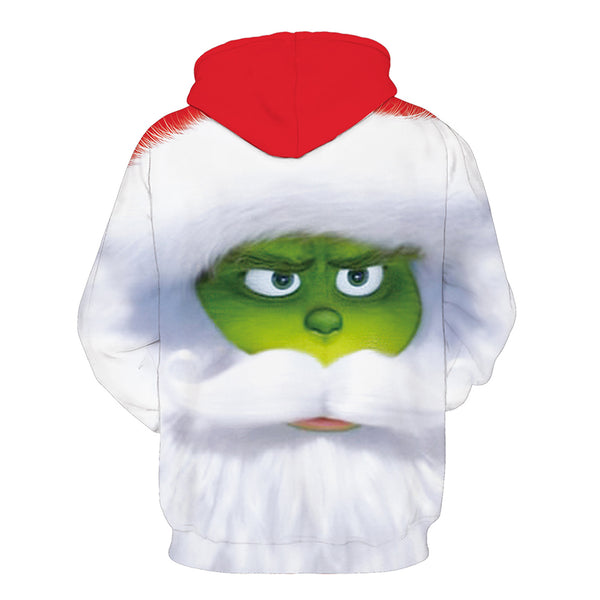 Grinch Hoodie - The Grinch Pullover Hooded Sweatshirt CSSG009 - cosplaysos