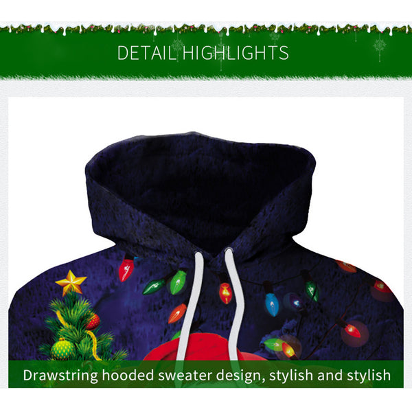 Grinch Hoodie - The Grinch Pullover Hooded Sweatshirt CSSG020 - cosplaysos