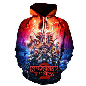 Stranger Things Hoodie - Stranger Things Season 2 Pullover Hoodie CSSG021 - cosplaysos