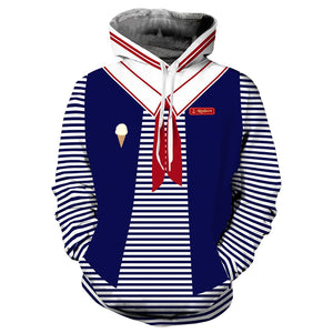 Stranger Things Hoodie - Stranger Things Season 3 Pullover Hoodie CSSG026 - cosplaysos