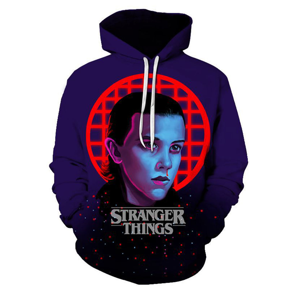 Stranger Things Hoodie - Eleven Pullover Hoodie CSSG032 - cosplaysos