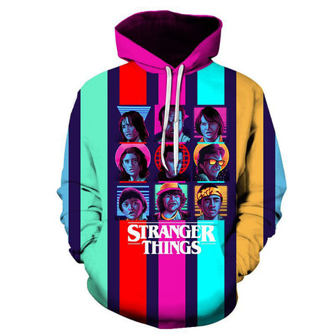 Stranger Things Hoodie - TV Series Pullover Hoodie CSSG033 - cosplaysos