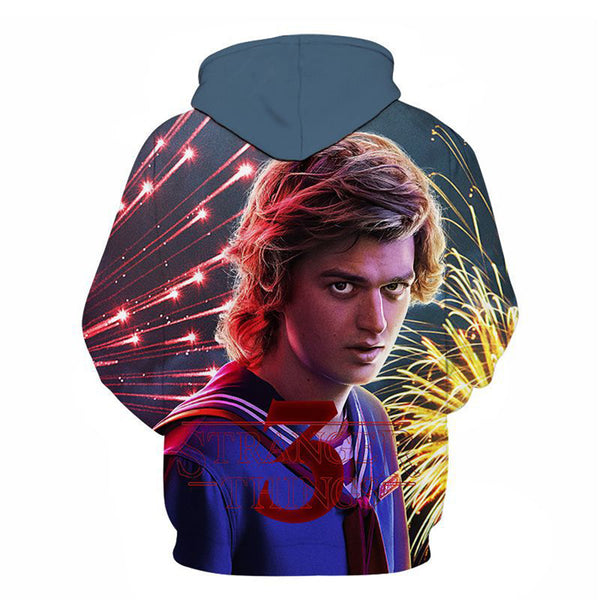 Stranger Things Hoodie - Steve Pullover Hoodie CSSG045 - cosplaysos