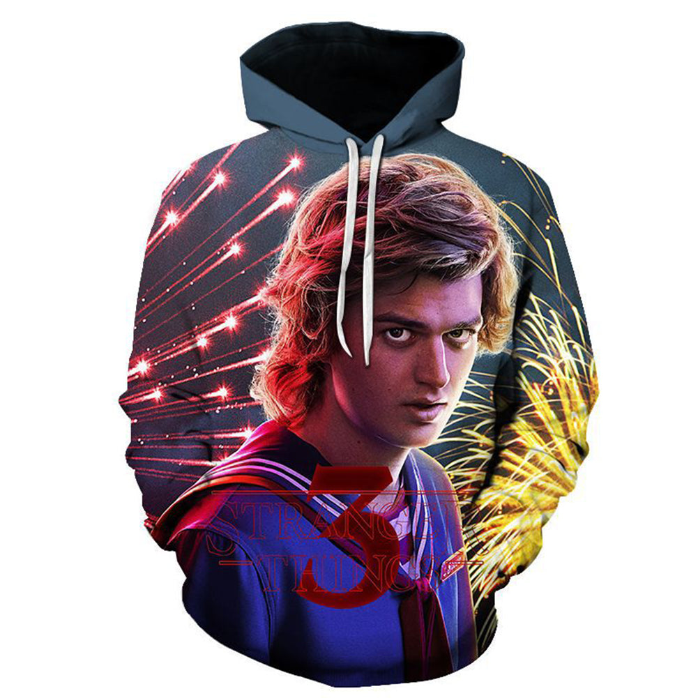 Stranger Things Hoodie - Steve Pullover Hoodie CSSG045 - cosplaysos