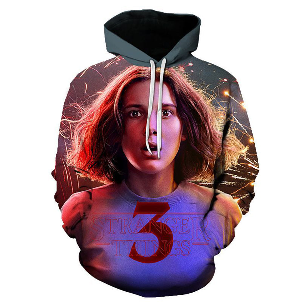 Stranger Things Hoodie - Eleven Pullover Hoodie CSSG049 - cosplaysos