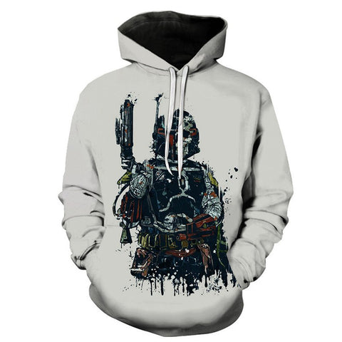 Star Wars Hoodie - Mandalorian Wars Pullover Hoodie CSSG061 - cosplaysos