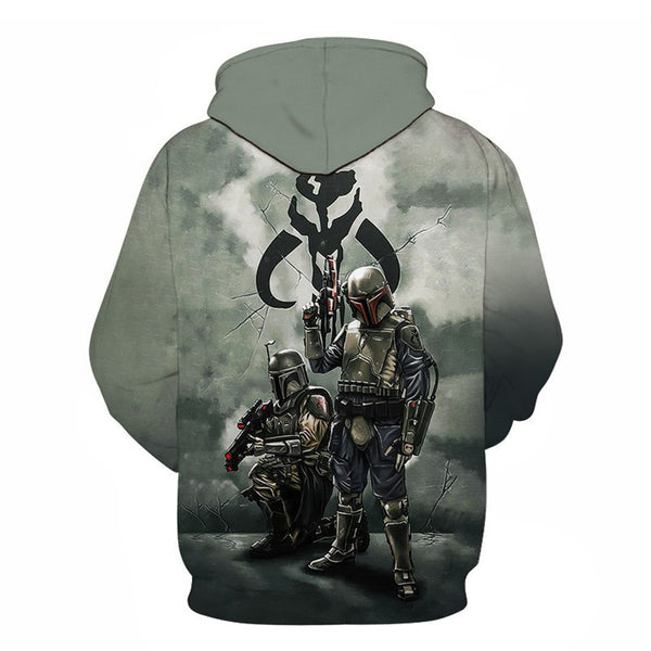 Star Wars Hoodie - Mandalorian Wars Pullover Hoodie CSSG070 - cosplaysos