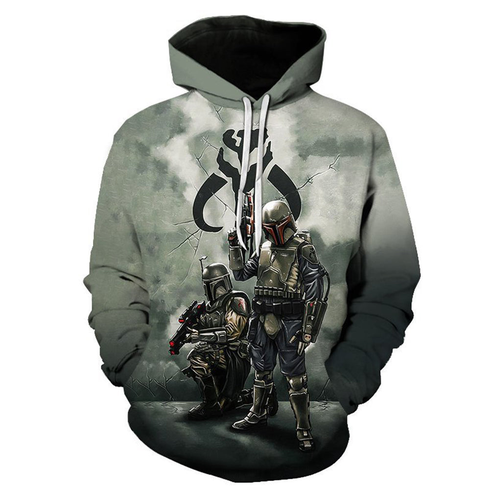 Star Wars Hoodie - Mandalorian Wars Pullover Hoodie CSSG070 - cosplaysos