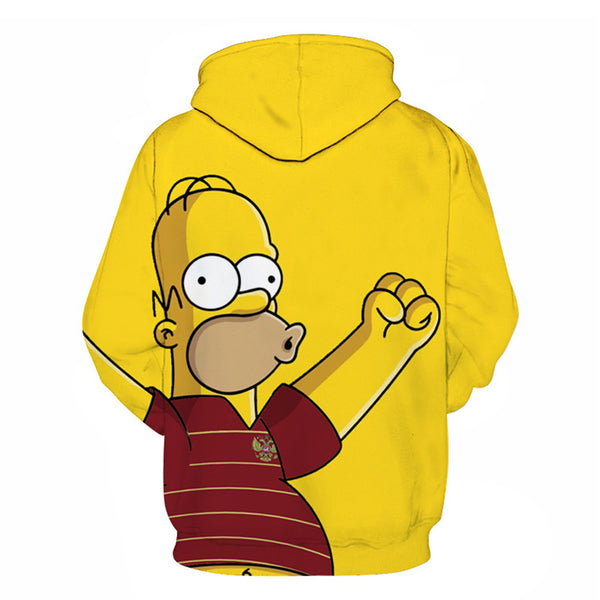 The Simpsons Hoodie - Homer J. Simpson Pullover Hoodie CSSG083 - cosplaysos