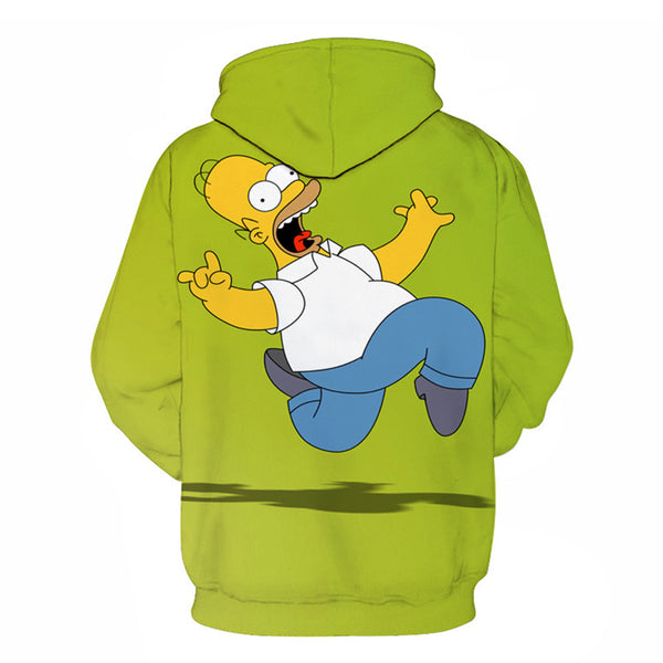 The Simpsons Hoodie - Homer J. Simpson Pullover Hoodie CSSG088 - cosplaysos