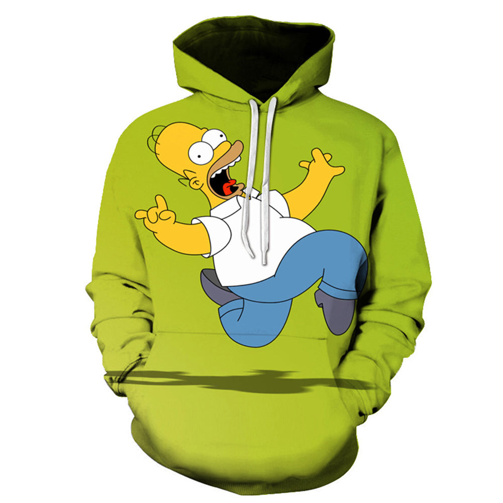 The Simpsons Hoodie - Homer J. Simpson Pullover Hoodie CSSG088 - cosplaysos