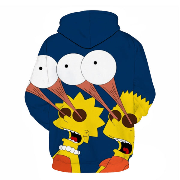 The Simpsons Hoodie - Bart Simpson Pullover Hoodie CSSG091 - cosplaysos