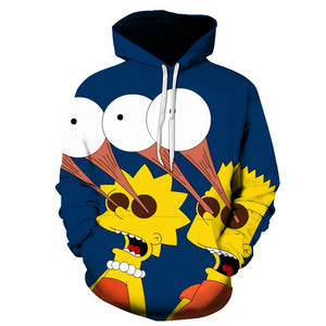 The Simpsons Hoodie - Bart Simpson Pullover Hoodie CSSG091 - cosplaysos