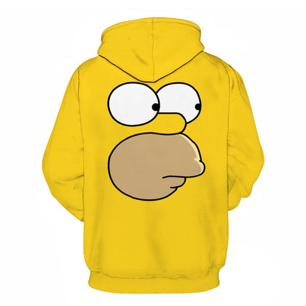 The Simpsons Hoodie - Cartoon Simpson Pullover Hoodie CSSG096 - cosplaysos