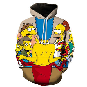 The Simpsons Hoodie - Marge Simpson Pullover Hoodie CSSG106 - cosplaysos